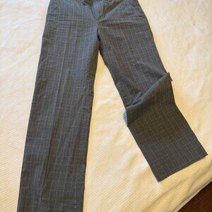 GRAY PLAID MENS DRESS SLACKS